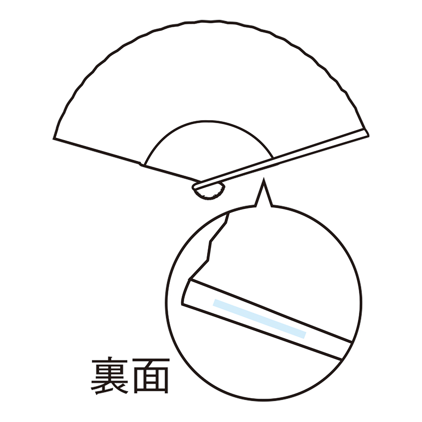 伊砂文様 涼彩扇子のイメージ9