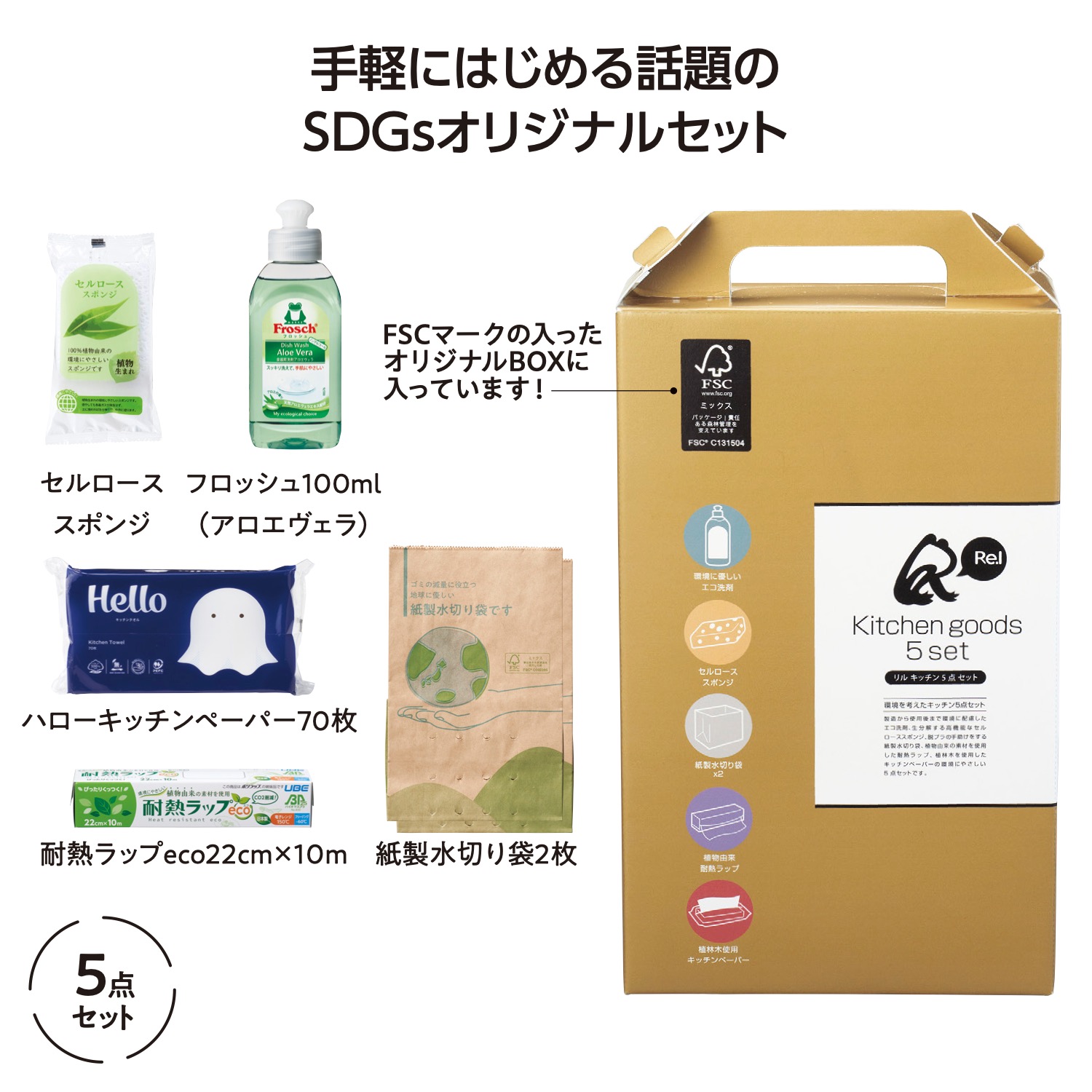 リル キッチン5点セットイメージ