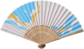 夏景色扇子のイメージ2