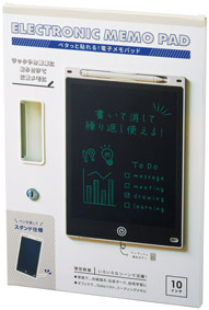 ペタっと貼れる！電子メモパッド　ラージのイメージ3