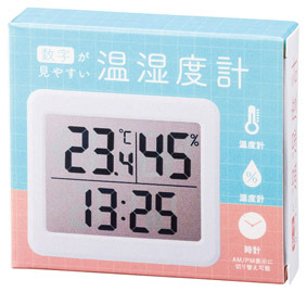 数字が見やすい温湿度計のイメージ3