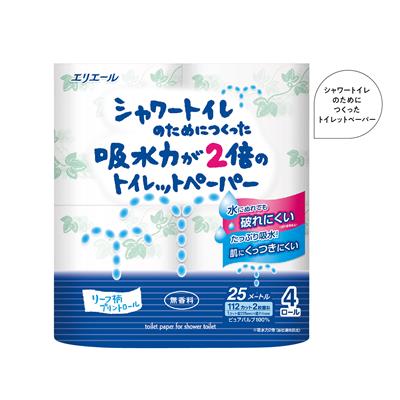 エリエール吸収力が2倍のトイレットペーパー4ロール(ダブル)イメージ
