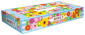 ありがとうBOXティッシュ40Wのイメージ4