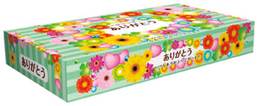 ありがとうBOXティッシュ40Wのイメージ5